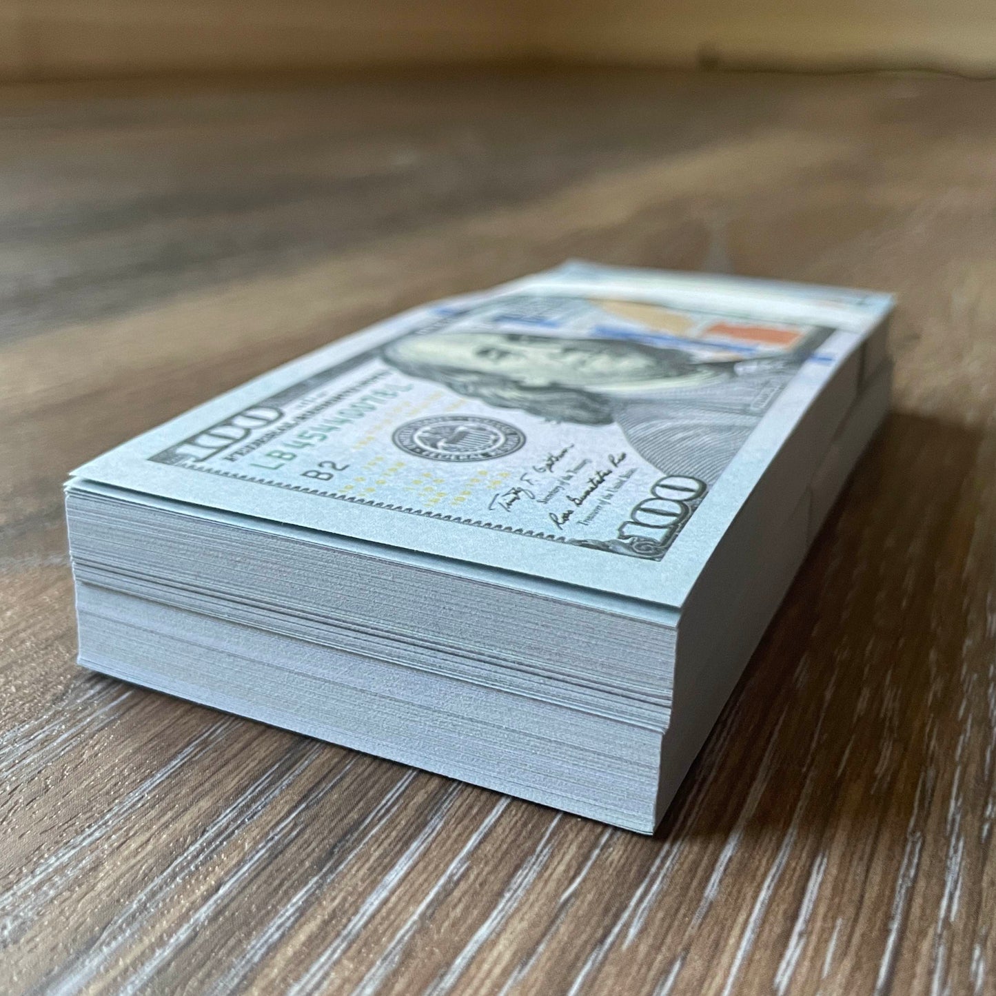 $20,000 Full-Print Prop Cash in $100 Bills