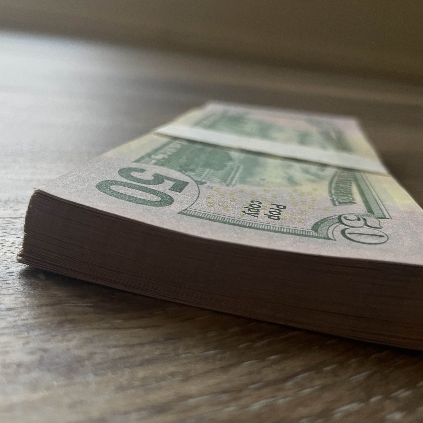 $10,000 Full-Print Prop Cash in $50 Bills