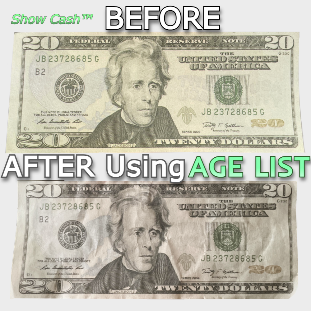 Show Cash Age List - Complete Guide
